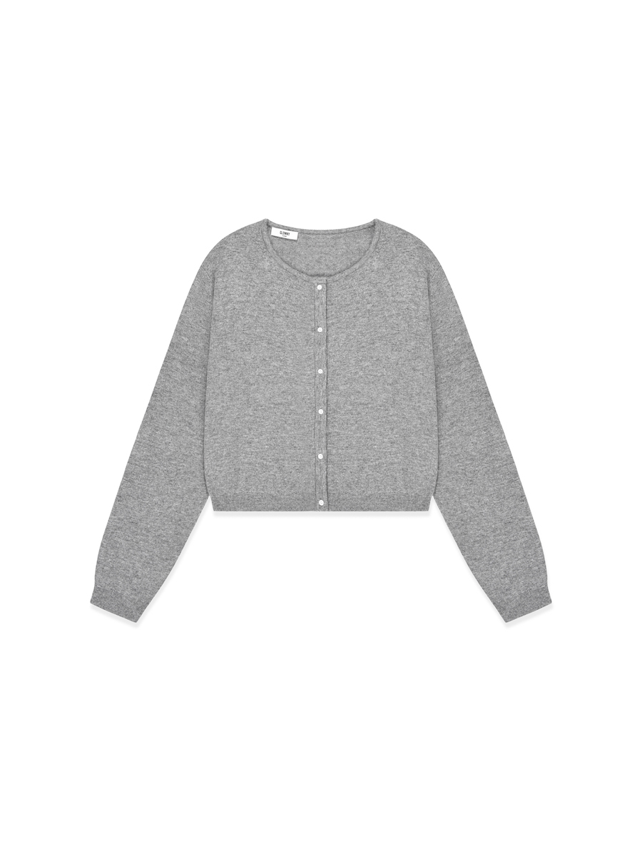G CLASSIC LOOSE FIT CARDIGAN (GRAY)